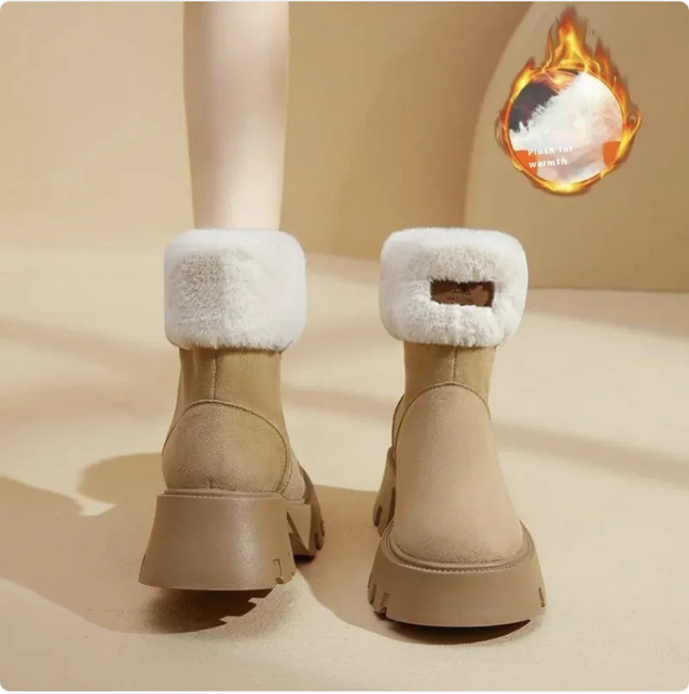 Winter Fleece-Lined Thermal Shoes