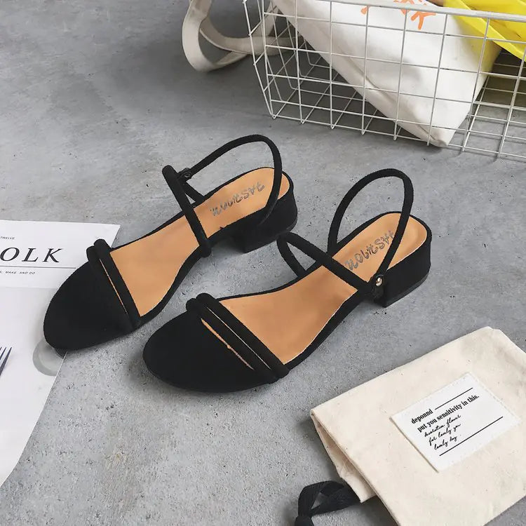 Korean Style Sandals - Versatile Two Wear