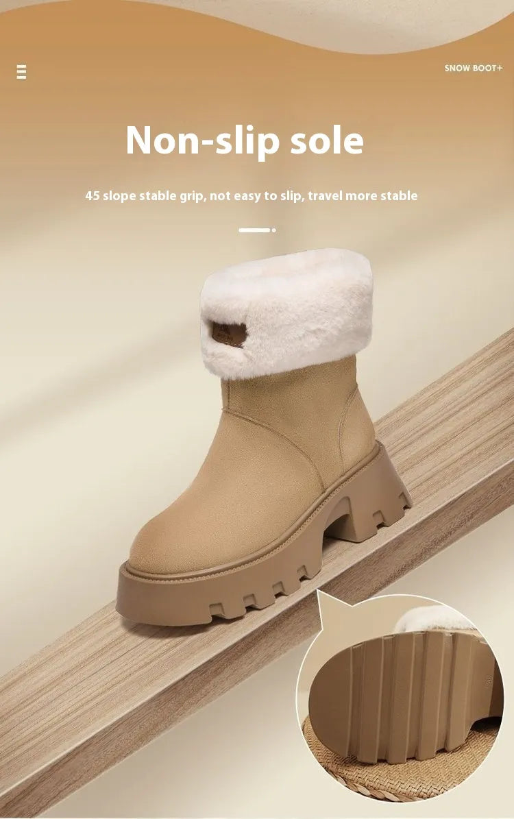 Winter Fleece-Lined Thermal Shoes