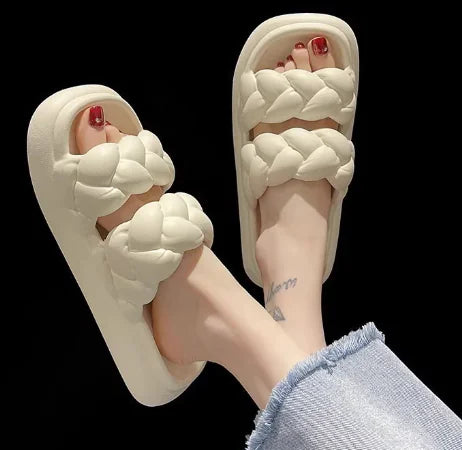 Summer Flat Knitting Sandals