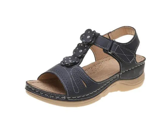 Flower Platform Sandals for Beach Wear