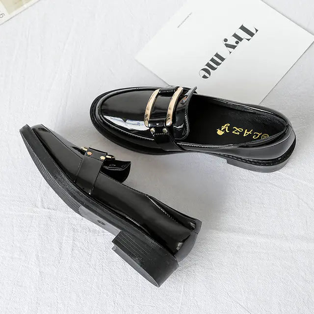 Spring Women's Casual Thick-Soled Oxford Shoes