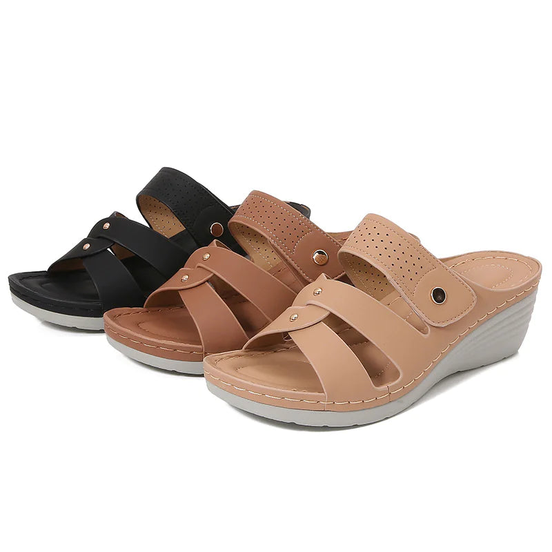 Women's Casual Light Slope Heel Sandals