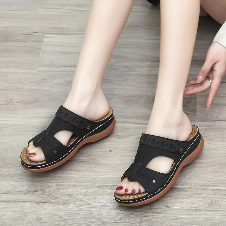 Women's Hollow Platform Sandals