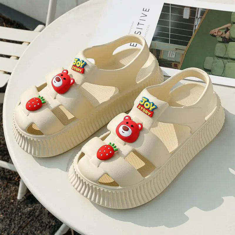 Cartoon Silent Anti-Slip Thick Sole Sandals