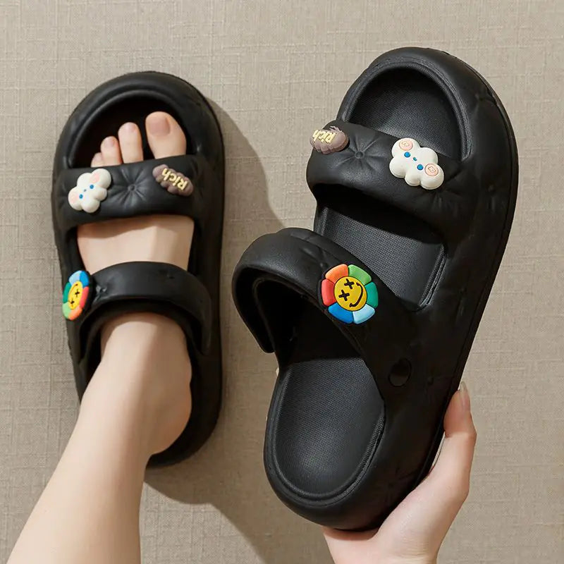 Cartoon Silent Anti-Slip Thick Sole Sandals