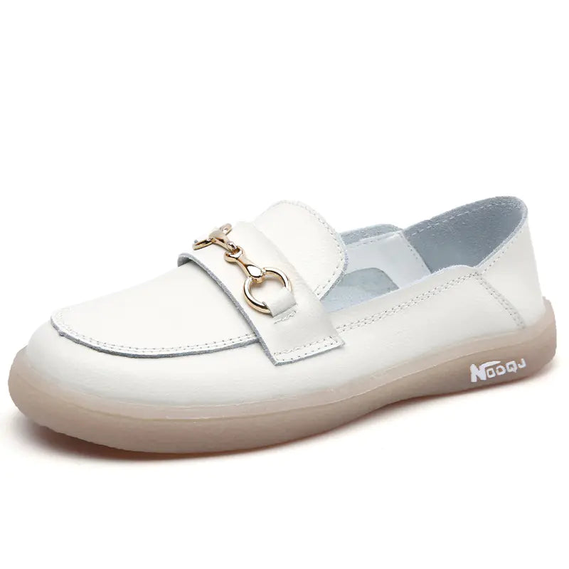 Leather Flat Sandals