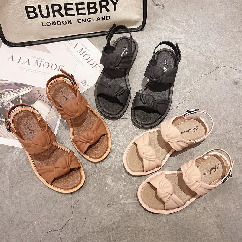 Open Toe Flat Sandals