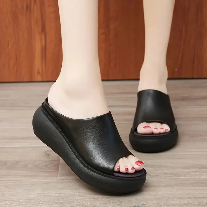 Platform Wedge Heel Sandals and Slippers for Women