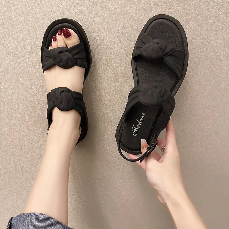 Open Toe Flat Sandals
