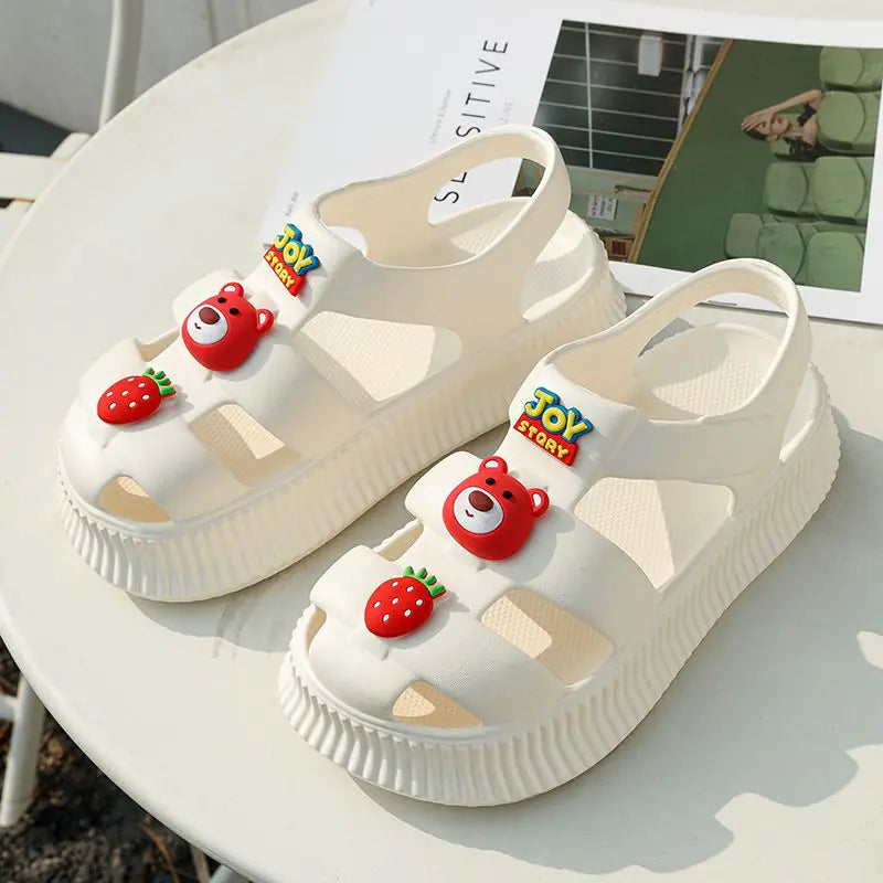 Cartoon Silent Anti-Slip Thick Sole Sandals