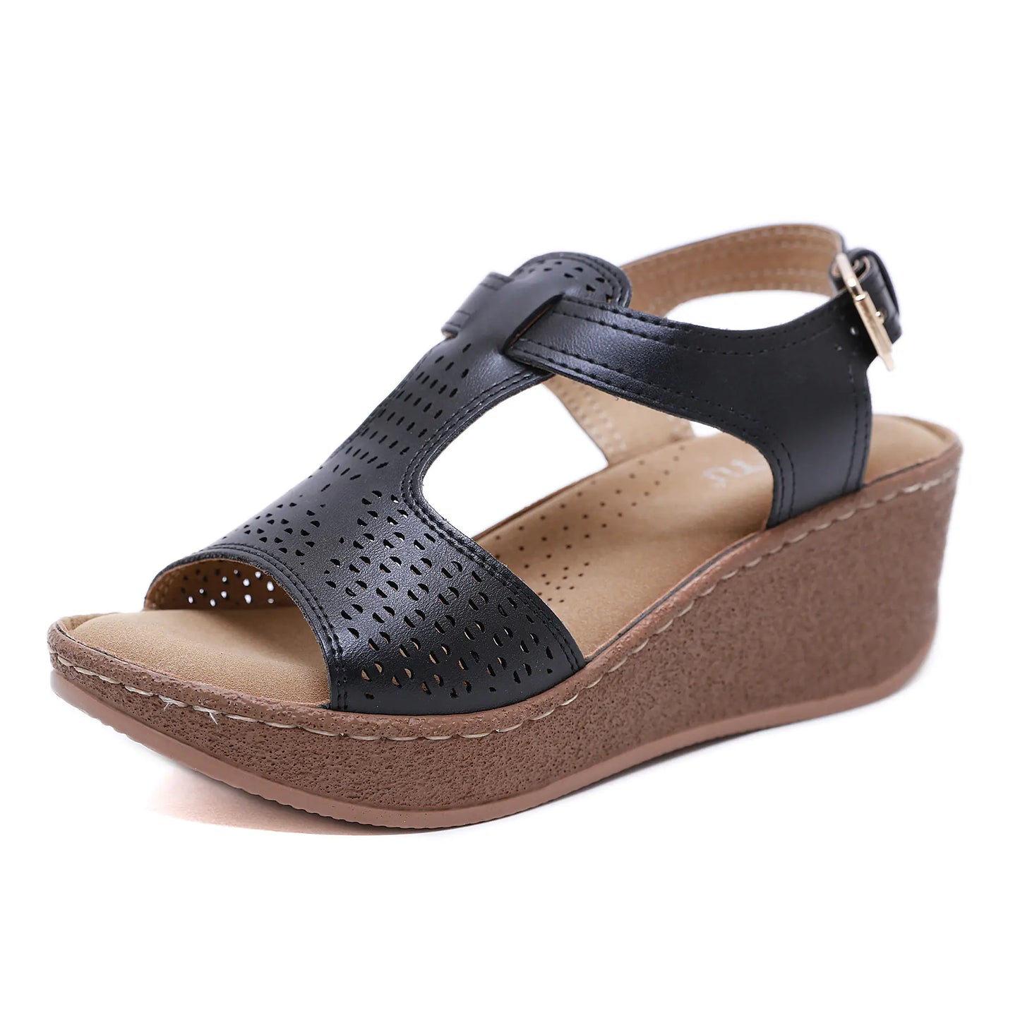 Wedge Heel Casual Velcro Sandals