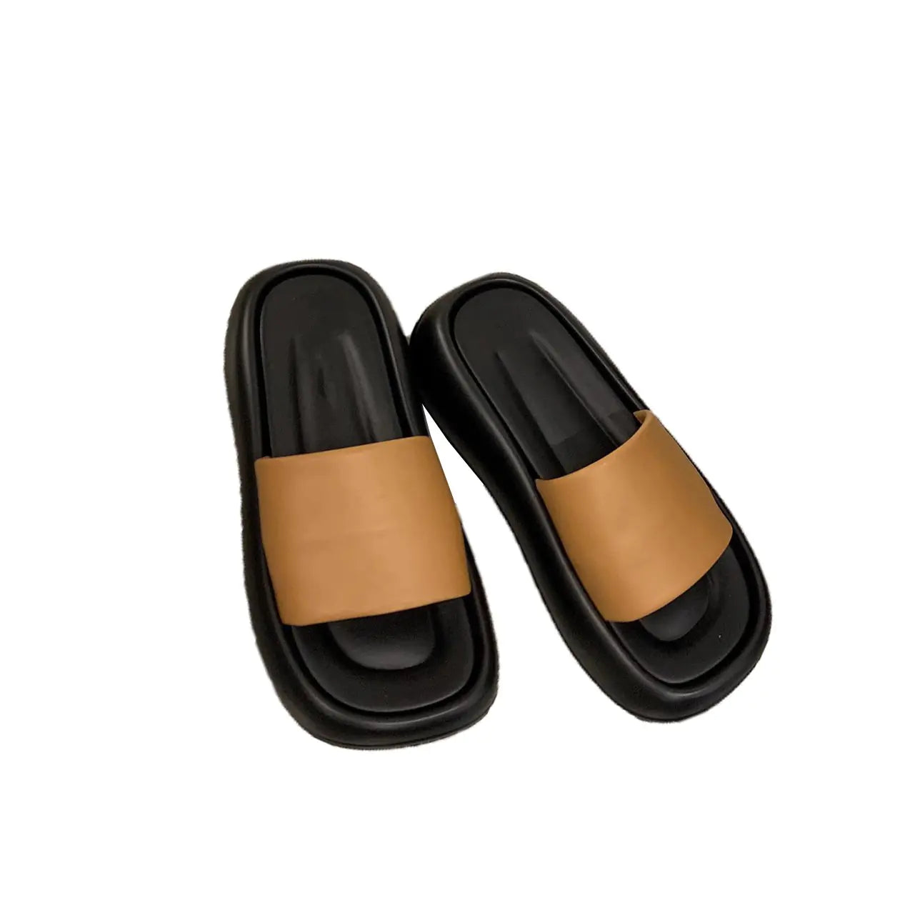 Women's French Platform Slides