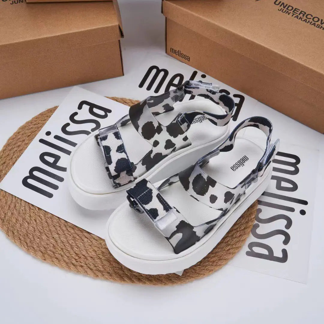 Simple Leopard Print Sandals