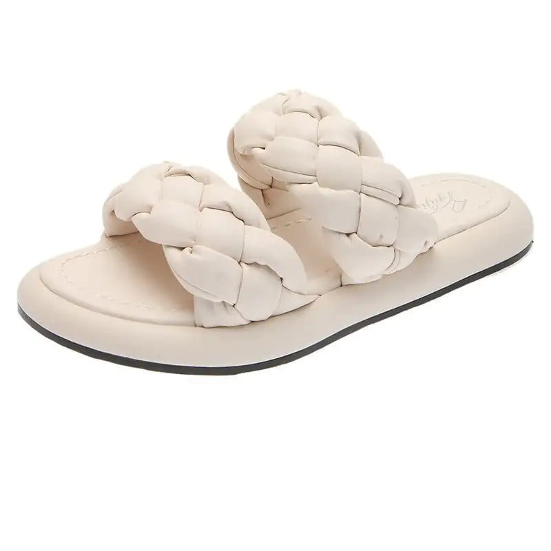 Summer Flat Knitting Sandals