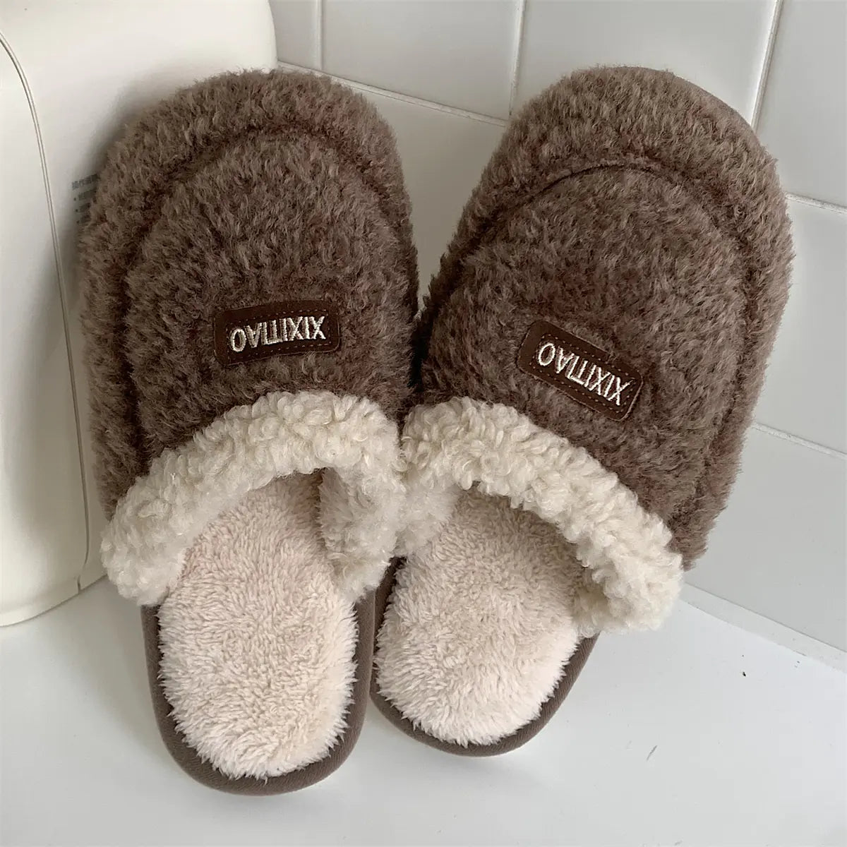 Plush Non-Slip Winter Shoes