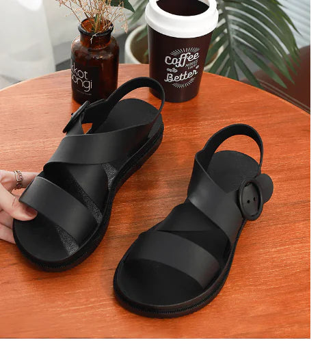 Unisex Harajuku Style Sugar Flat Sandals