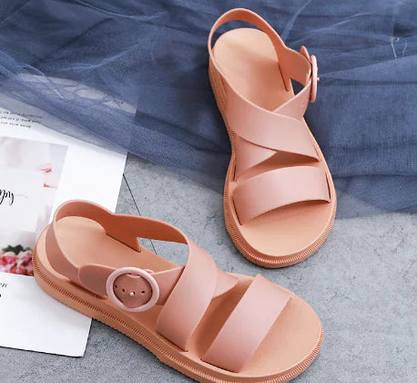 Unisex Harajuku Style Sugar Flat Sandals