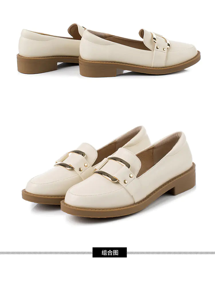 Spring Women's Casual Thick-Soled Oxford Shoes