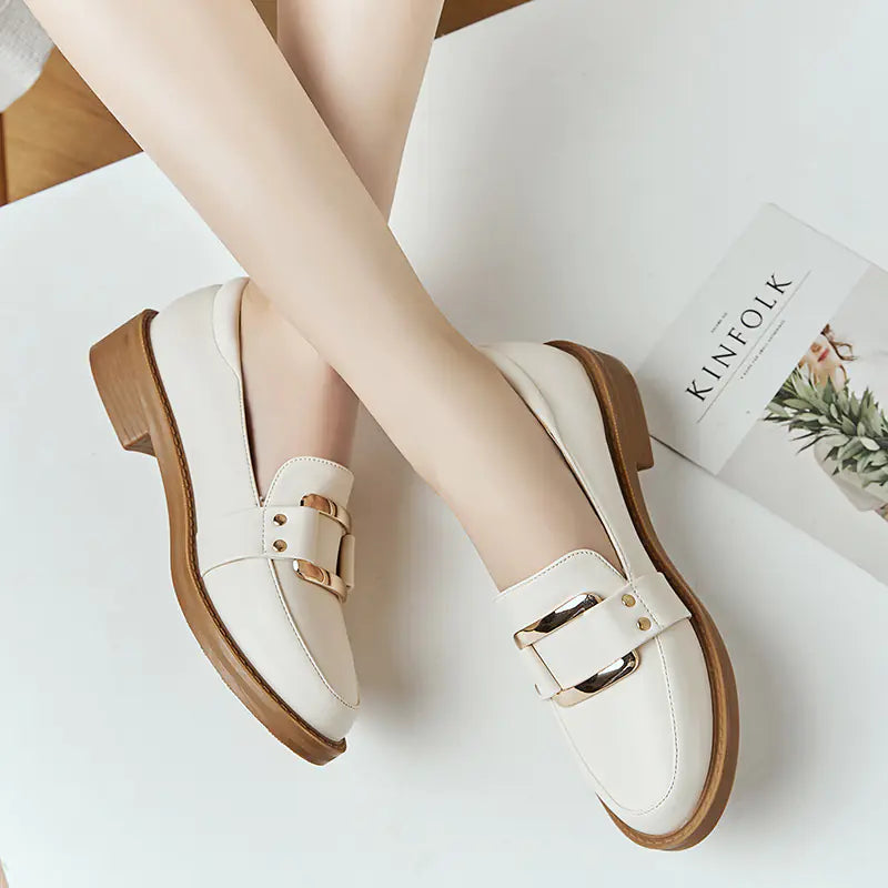 Spring Women's Casual Thick-Soled Oxford Shoes