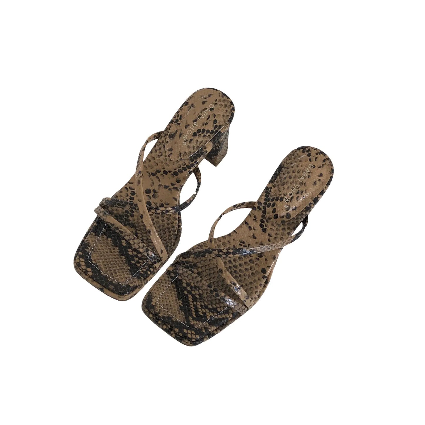 Medium Heeled Roman Style