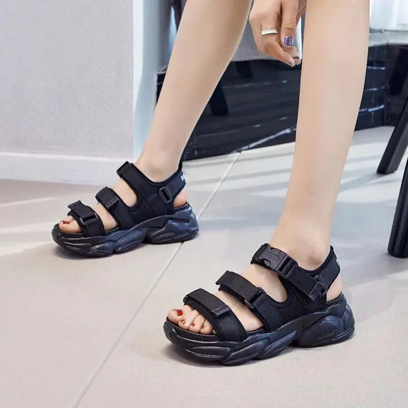 Fairy Style Summer Velcro Shoes