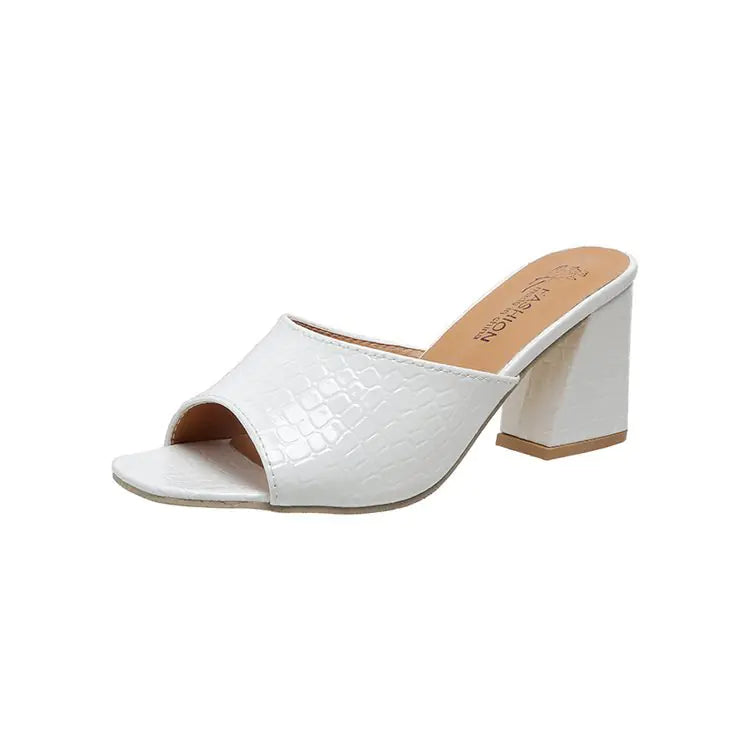Women's Fish Mouth High Heel Sandals
