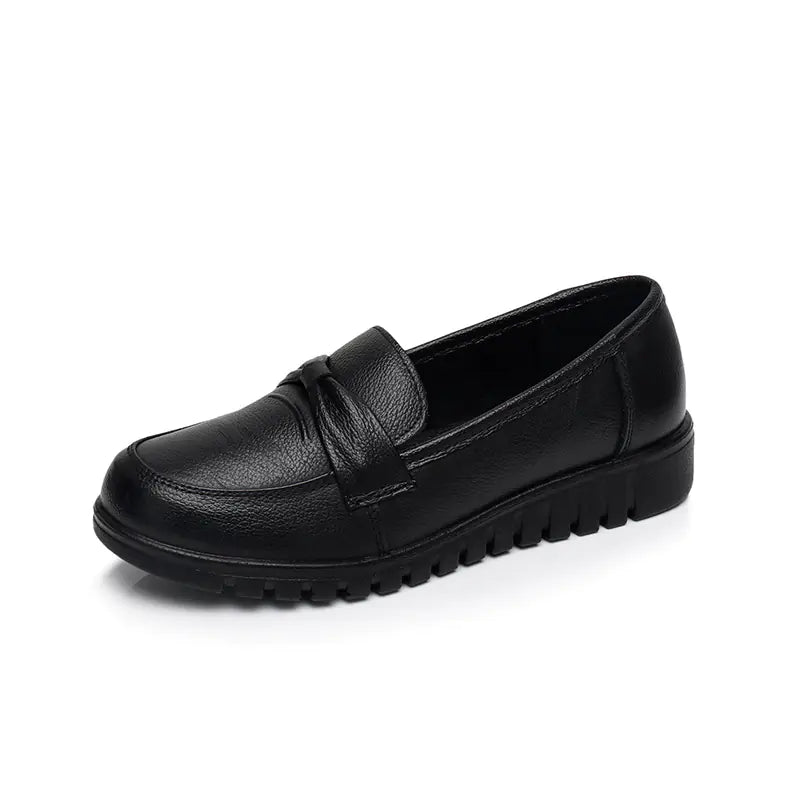Leather Women's Casual Flat Shoes