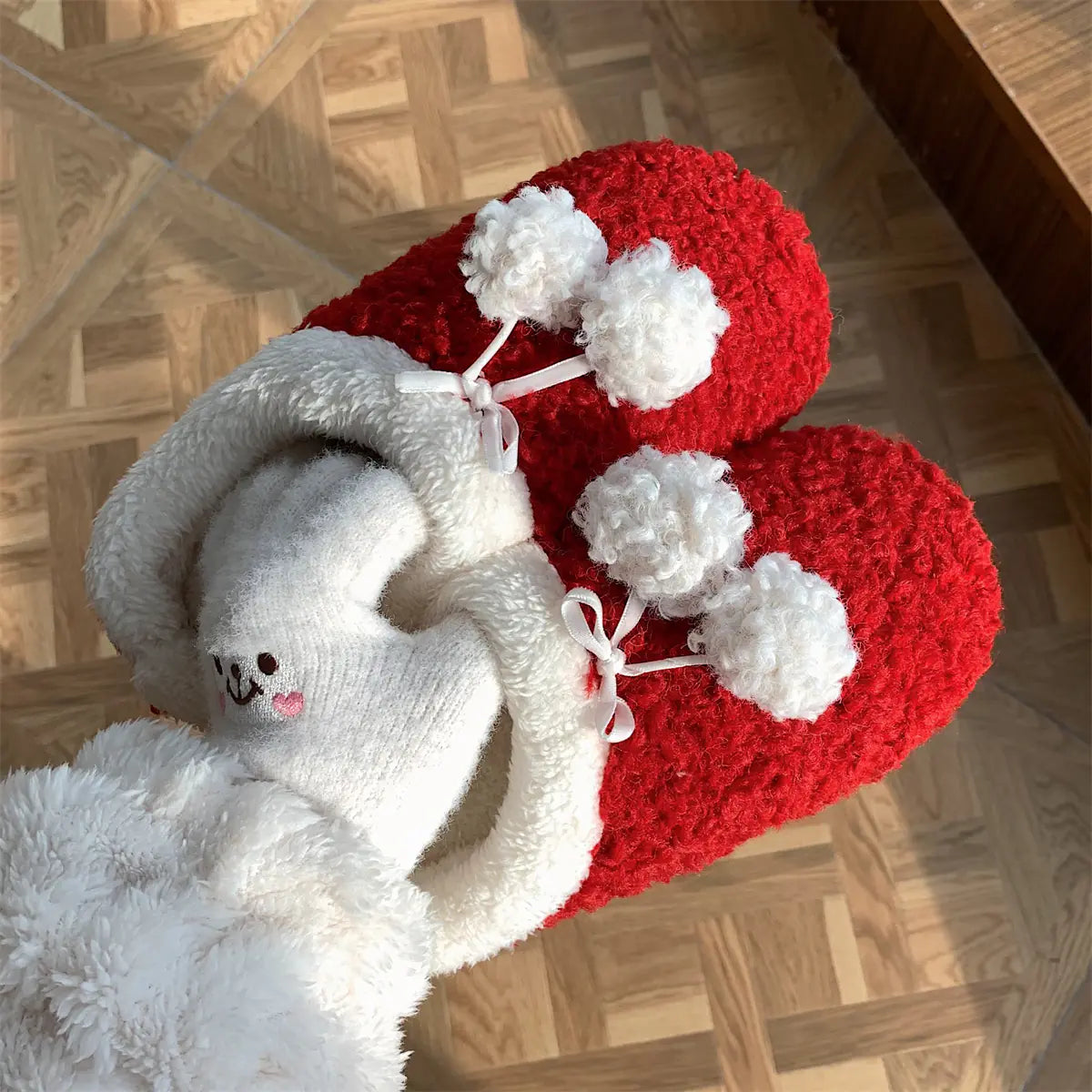 Plush Non-Slip Winter Shoes