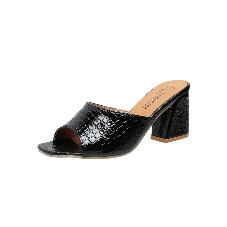 Women's Fish Mouth High Heel Sandals