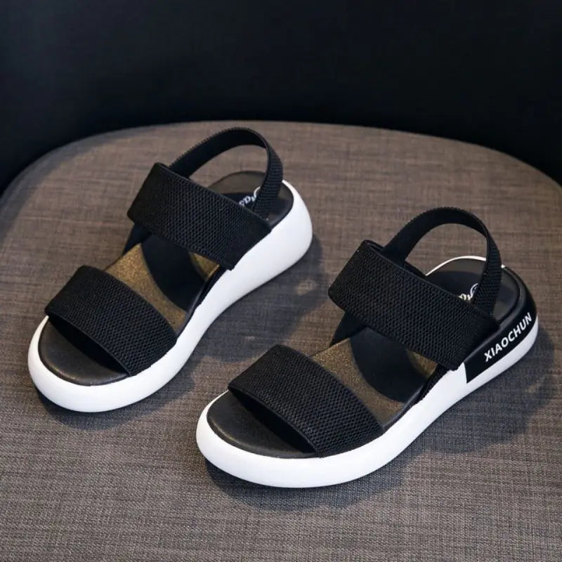 Elastic Flat Beach Casual Shoes