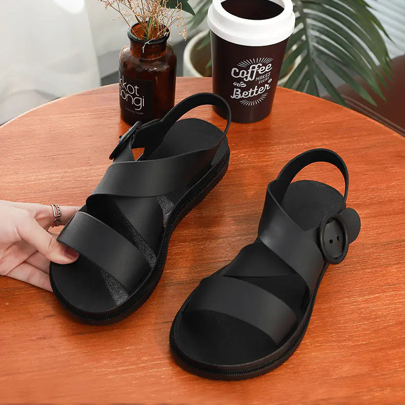 Unisex Harajuku Style Sugar Flat Sandals