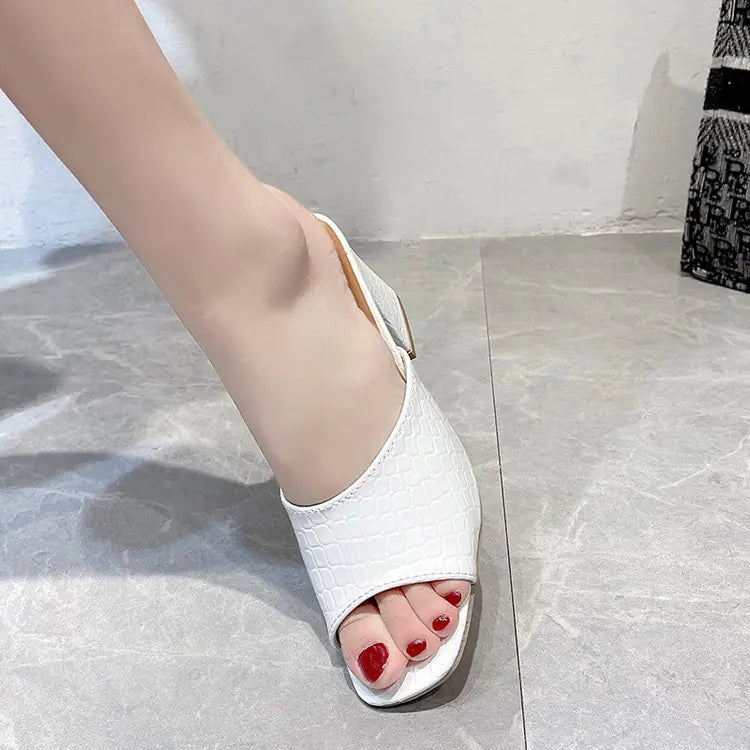 Women's Fish Mouth High Heel Sandals
