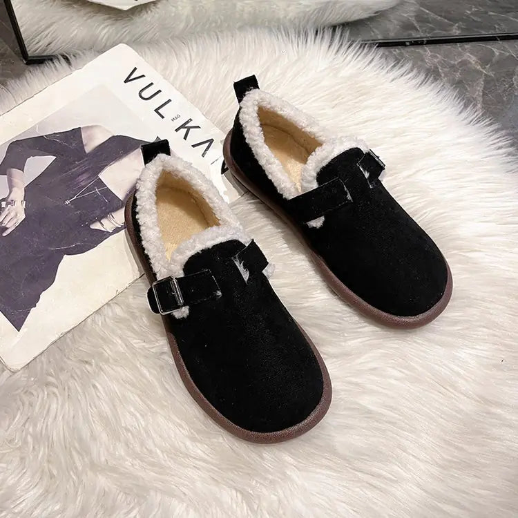 Warm Velvet Beanie Shoes