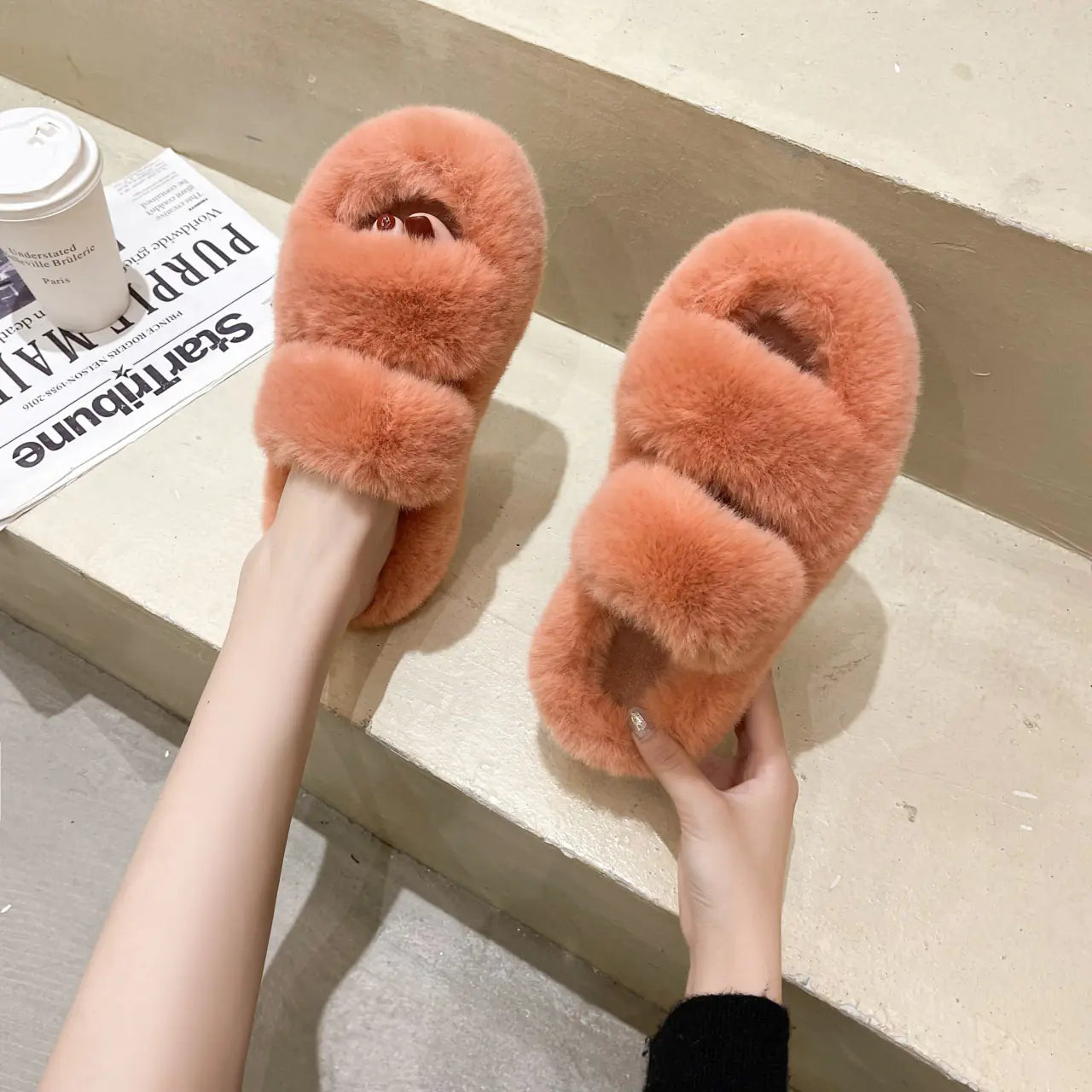 Fluffy Fuzzy Slippers
