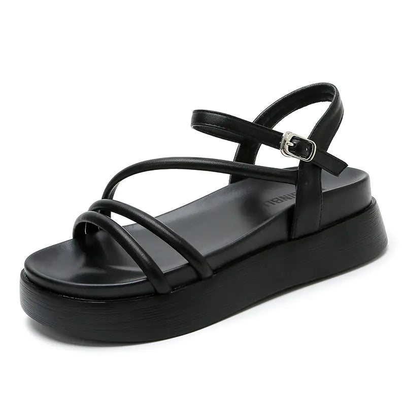 Fairy Style Leisure Platform Roman Elevator Shoes