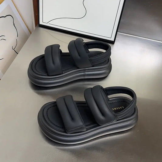 ZHIKE Summer Thick-Soled Sandals with Velcro