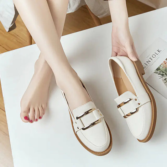 Spring Women's Casual Thick-Soled Oxford Shoes