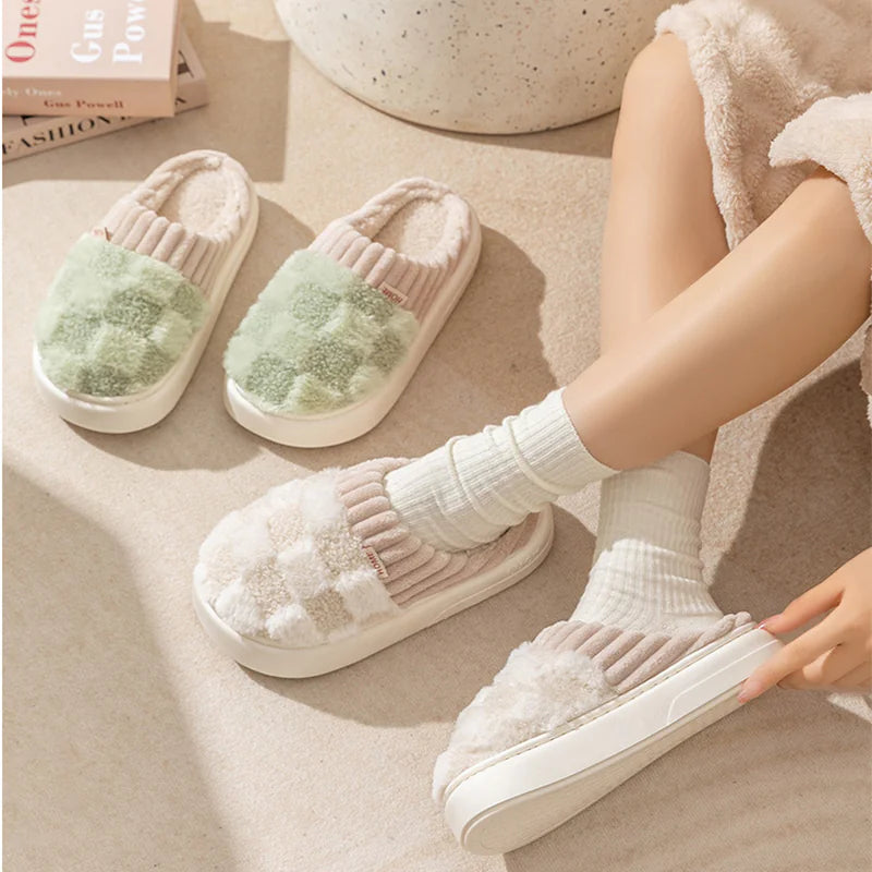 Checkerboard Slippers