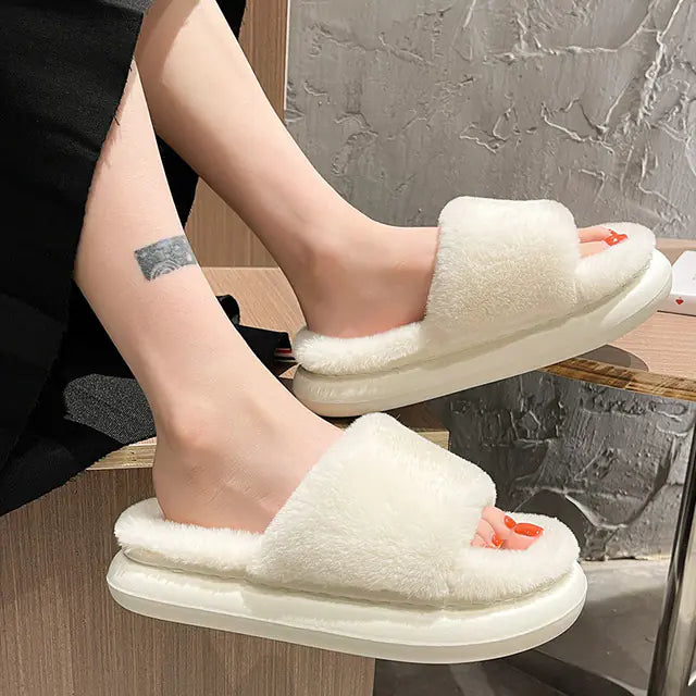 Furry Winter Slippers