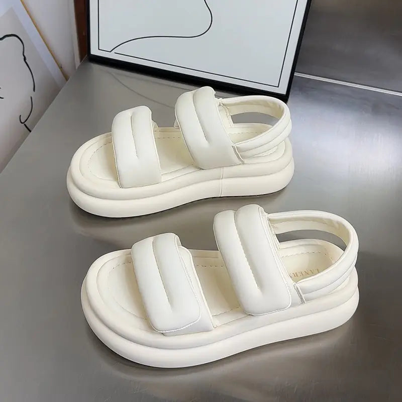 ZHIKE Summer Thick-Soled Sandals with Velcro