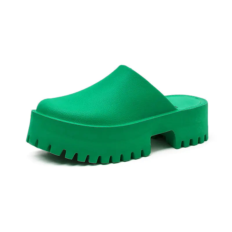 Casual Thick Bottom Outer Wear Toe Shoes