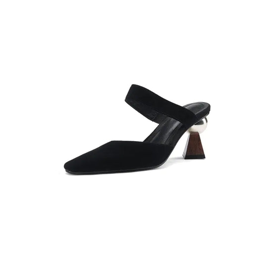 All-Leather Women's High Heel