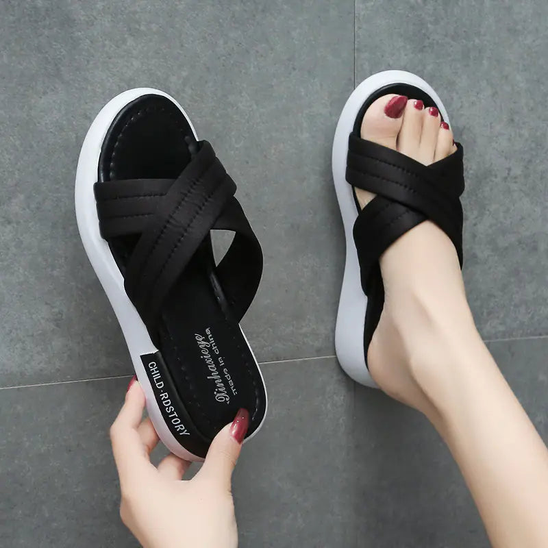 Casual Platform Heel Sandals