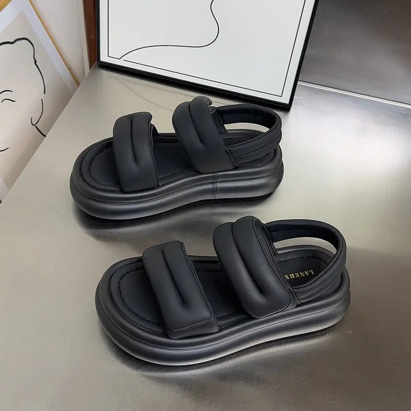 ZHIKE Summer Thick-Soled Sandals with Velcro