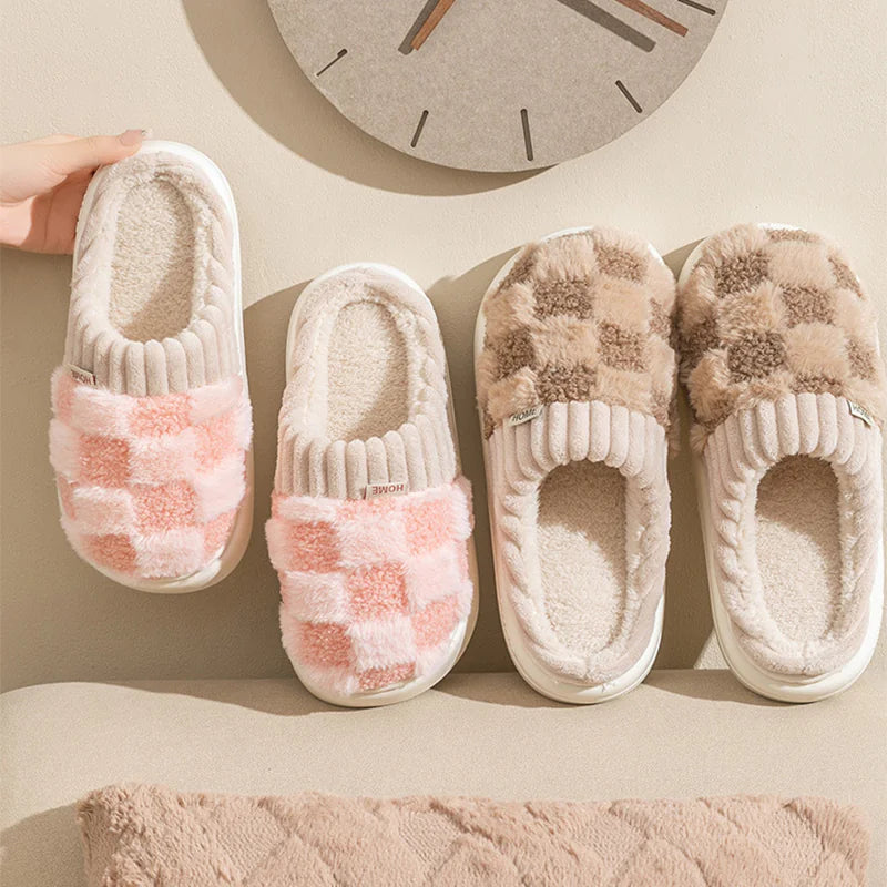 Checkerboard Slippers