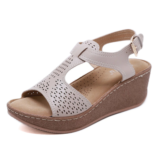 Wedge Heel Casual Velcro Sandals