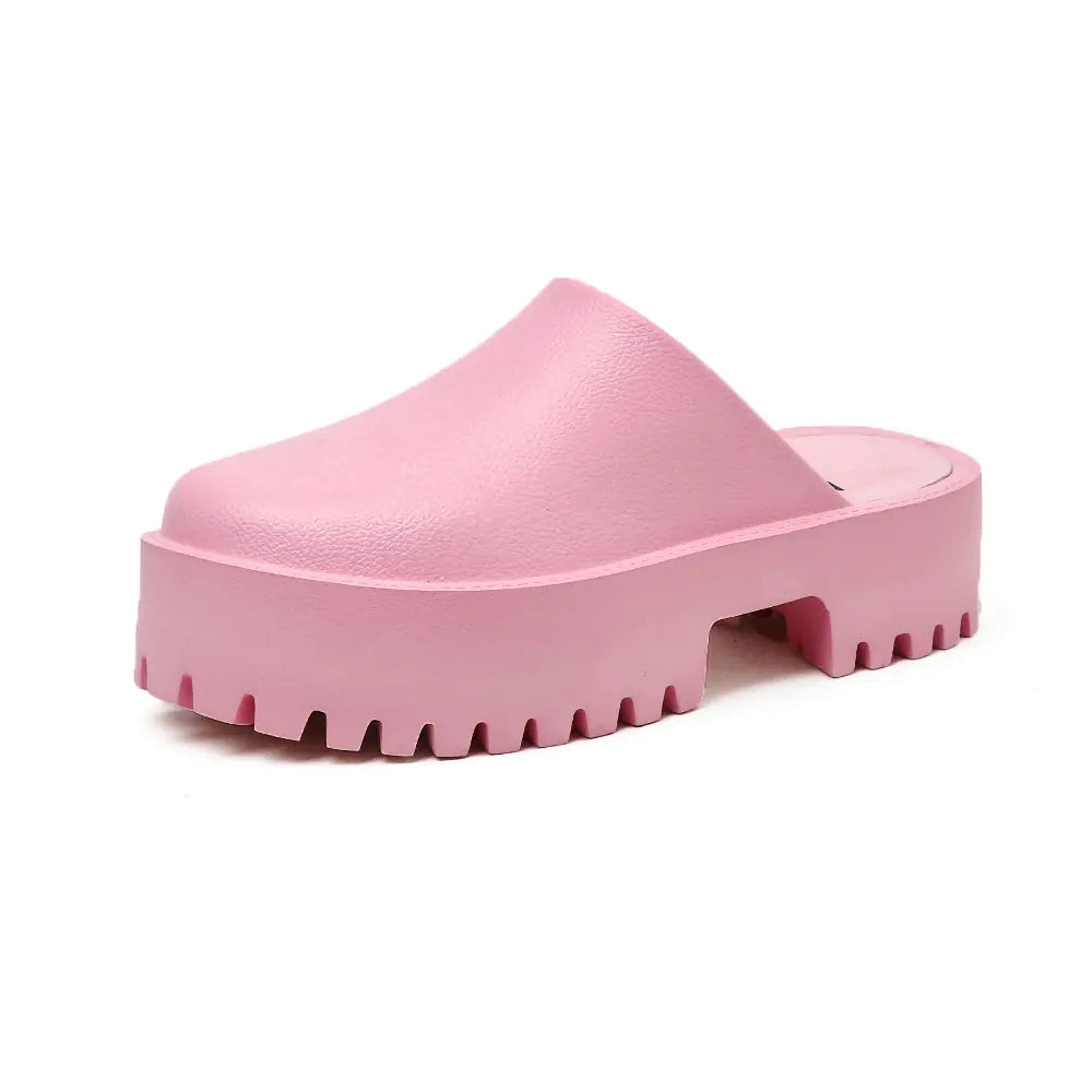 Casual Thick Bottom Outer Wear Toe Shoes