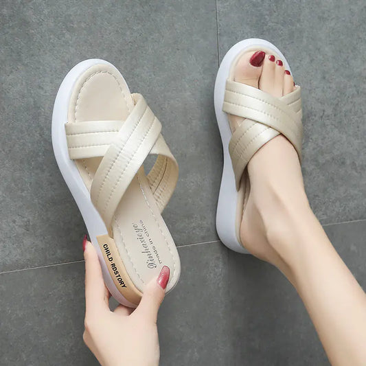 Casual Platform Heel Sandals