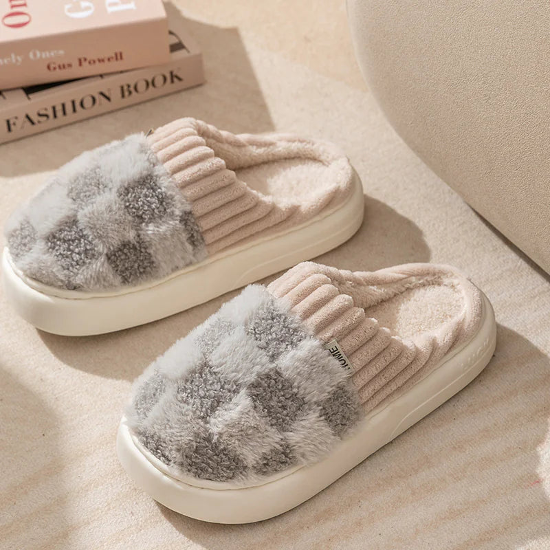 Checkerboard Slippers
